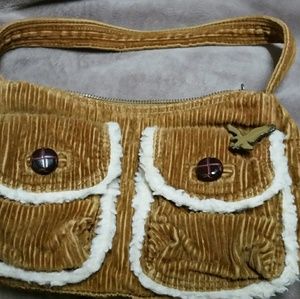 American Eagle Outfitters Brown Corduroy Purse